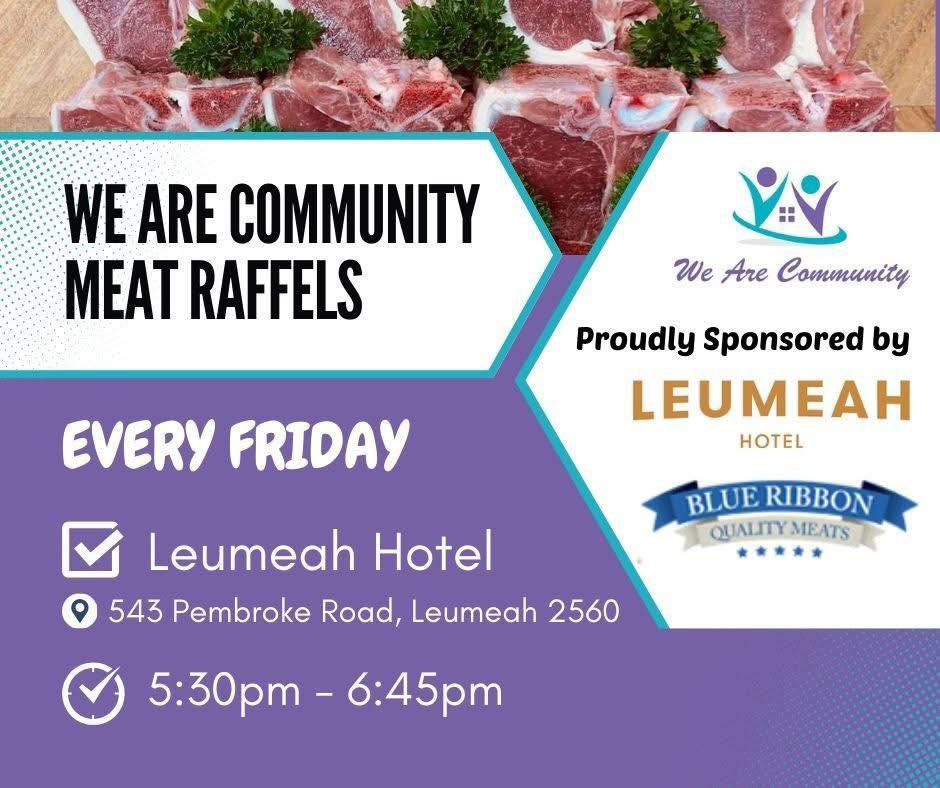 Meat Raffle Humour Meat Raffle | We Are Community Inc