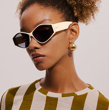 Despada eyeglass frames with bold colors and contemporary design, available at Lynn Valley Optometry
