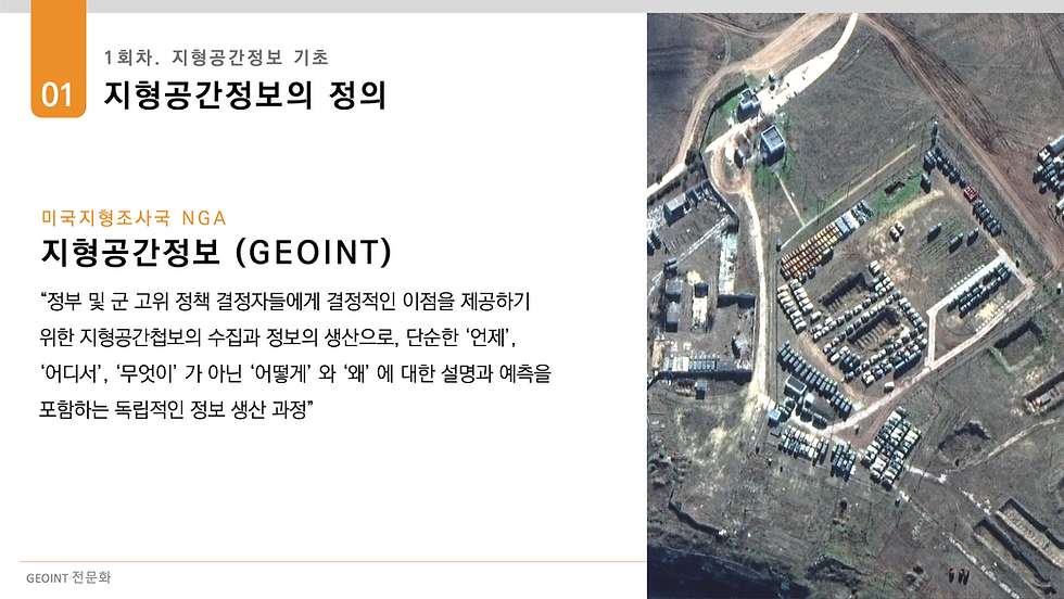 섬네일: GEOINT, 지형 공간 정보 에 대한 이론적인 이해