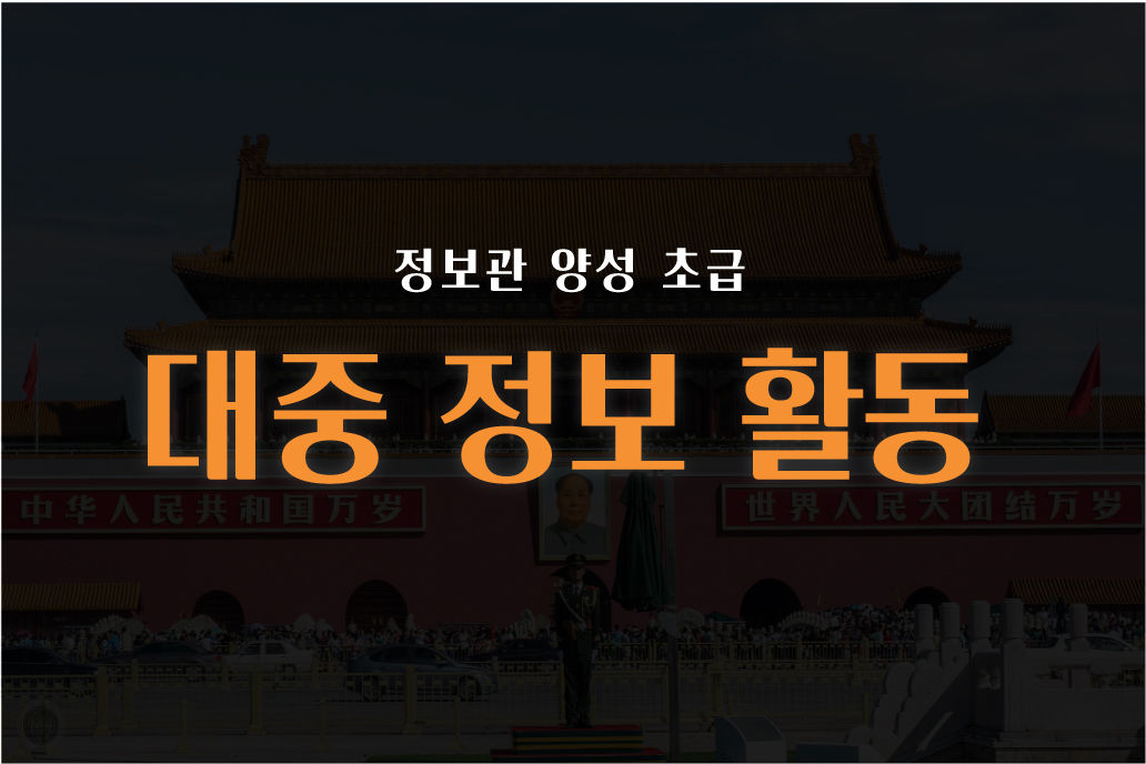 대중 정보 활동