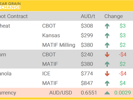 Grain Report Wednesday- 23rd July