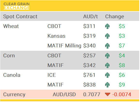 Grain Report Friday - 13th March