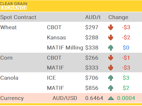 Grain Report Tuesday - 25th November