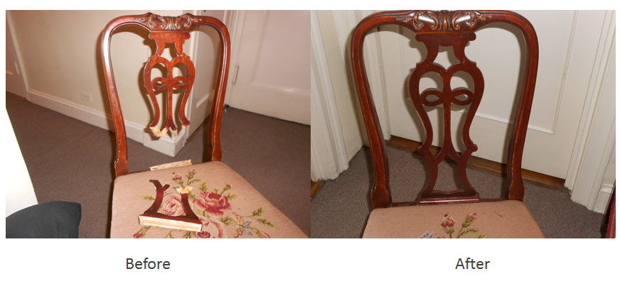 Broken chair repair & restoration