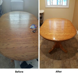 Table Top Finish Restoration