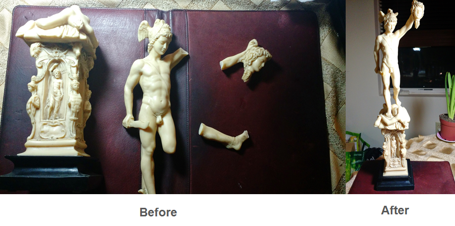 Antique statue restoration