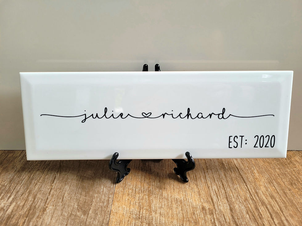 Couples Decorative Tile