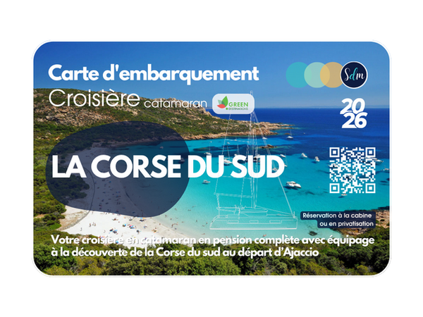 Carte d'embarquement La Radieuse Corse du Sud