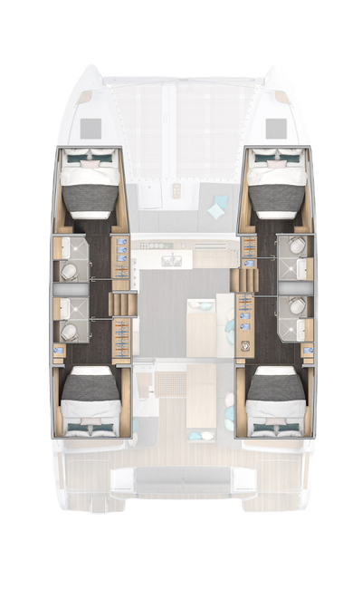 Plan LAGOON 38 2