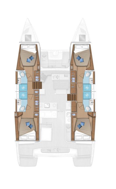 Plan LAGOON 46 2