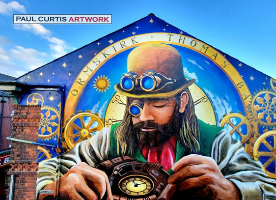Paul's First Mural in Ormskirk!