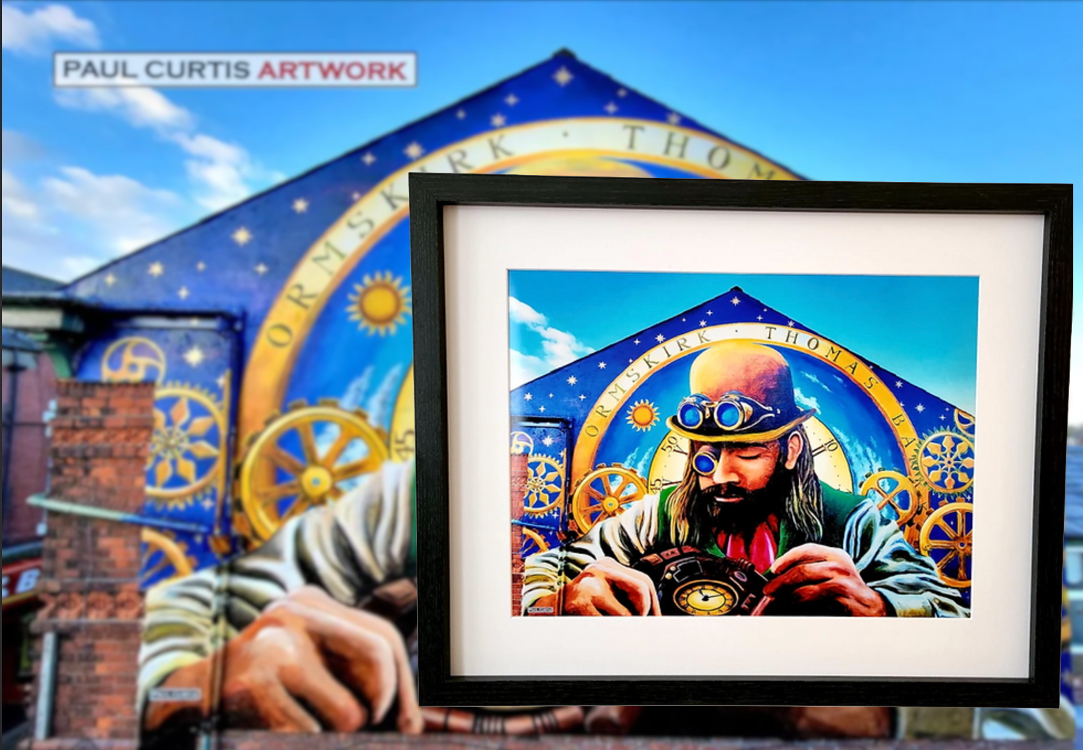 The Clockmaker, Ormskirk. Art Print