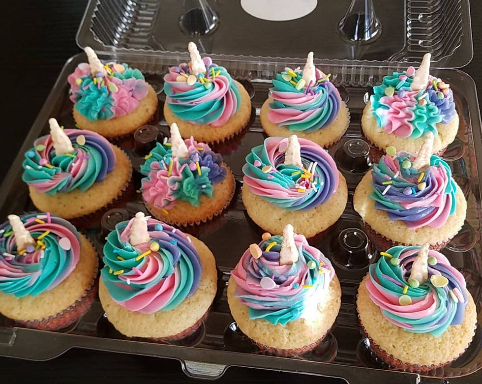 Unicorn cupcakes