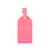 Thumbnail: Pink Leather Luggage Tag