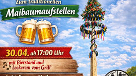 Maibaum Aufstellen