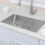 Thumbnail: Handcrafted 30-inch 16-gauge Undermount Single Bowl Stainless Steel Kitchen Sink