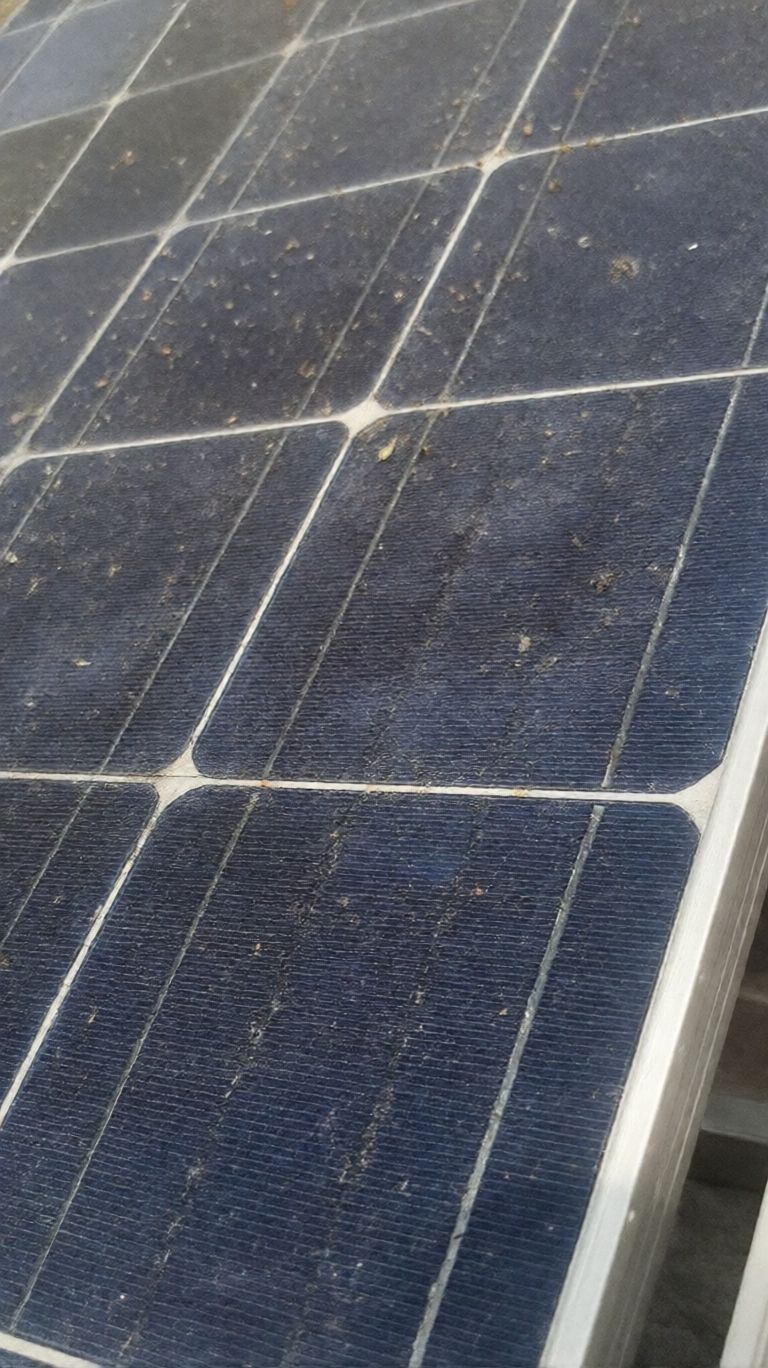 Rain can help rinse solar panels—but in dusty, dry climates like Denver often the rain is just enough to make a mess, it often leaves behind a film that continues to block sunlight and reduce performance.