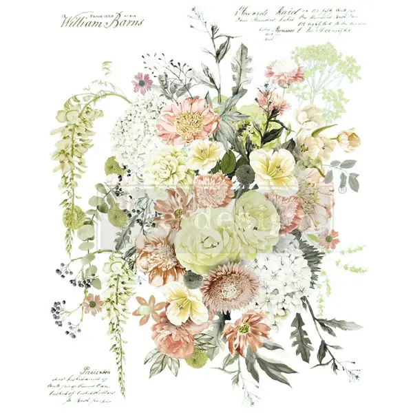 Large Transfer  Life in Full Bloom Redesign Décor Transfers®