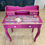 Μικρογραφία: Desk painted in Cheerful Cherry chalk paint vintage paint χρώμα κιμωλίας