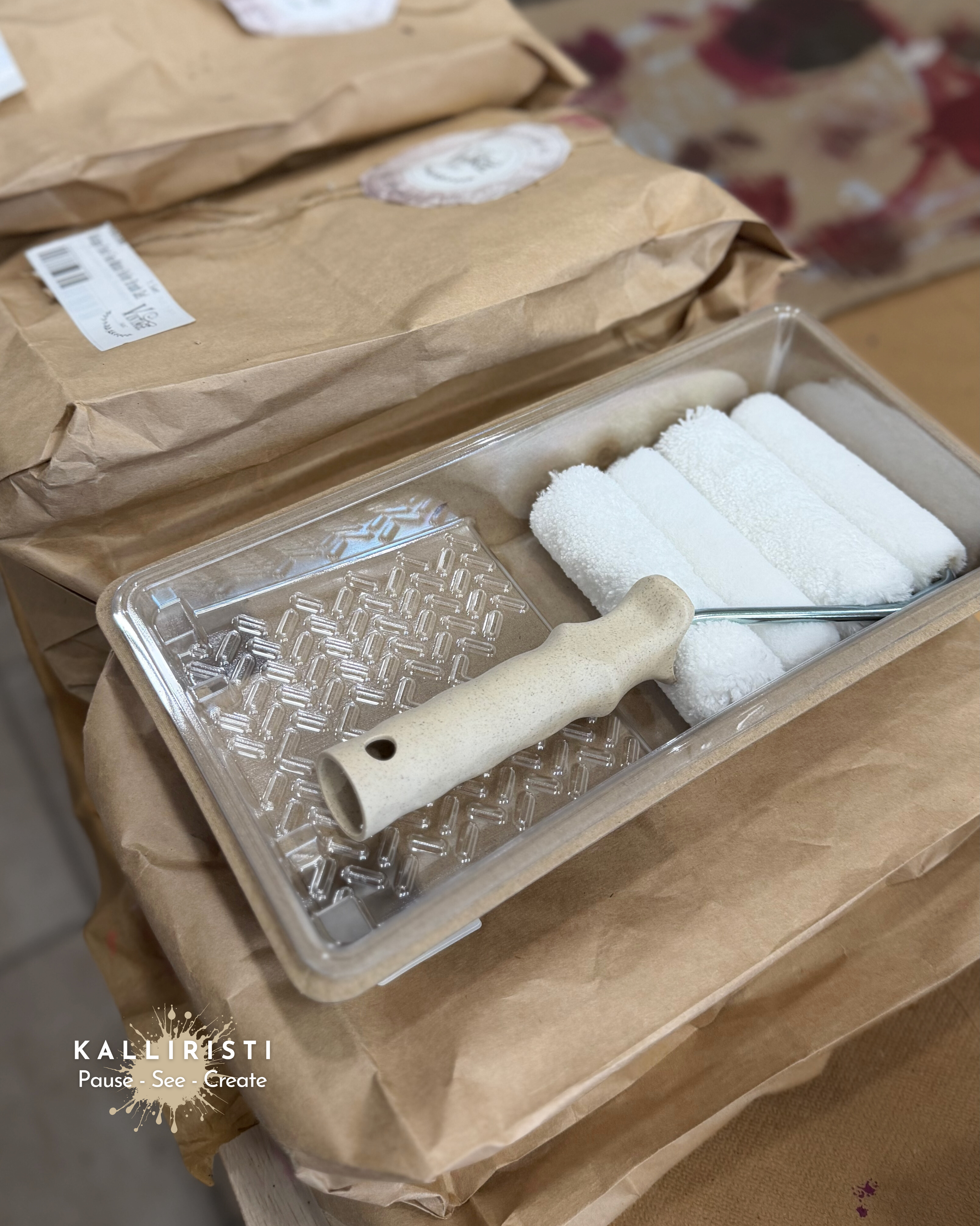 Ρολό βαψίματος με σκαφάκι