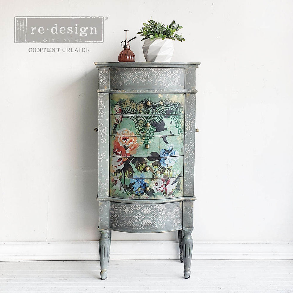 Thumbnail: Retro Garden - Tissue paper 49.5 x 76.2 cm 1 sheet