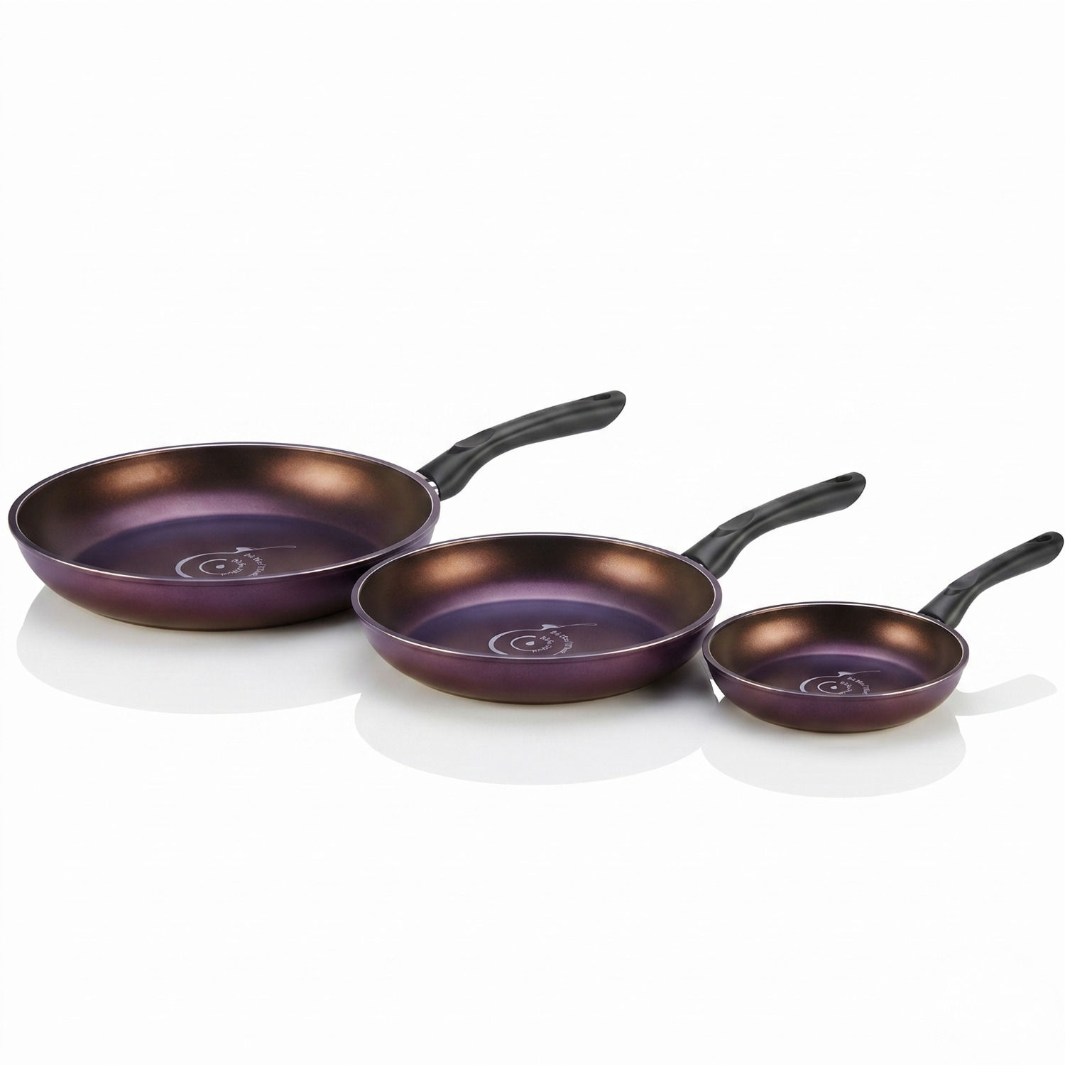 Art 8", 10", and 12" Frying Pan Set