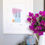 Thumbnail: Greek Door & Bougainvillea Print
