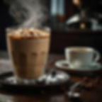 A silky-smooth caffè latte with a layer of microfoam in a tall glass or cup