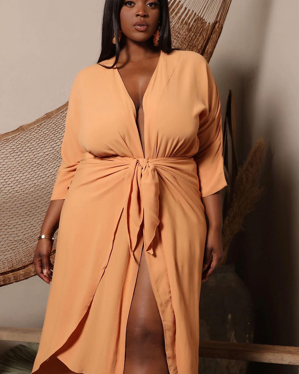 Miniature : Peach Skirt Set