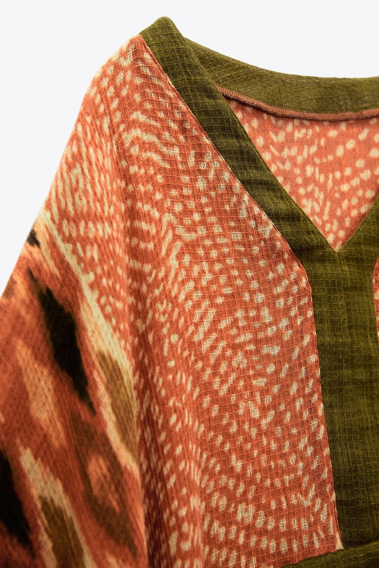 Miniature : Zara printed kaftan dress