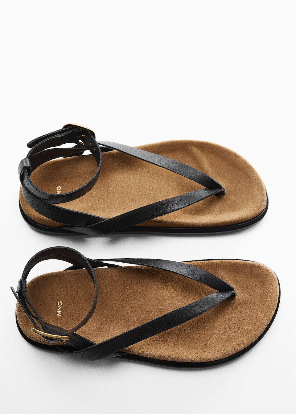 Thumbnail: Buckle leather sandals