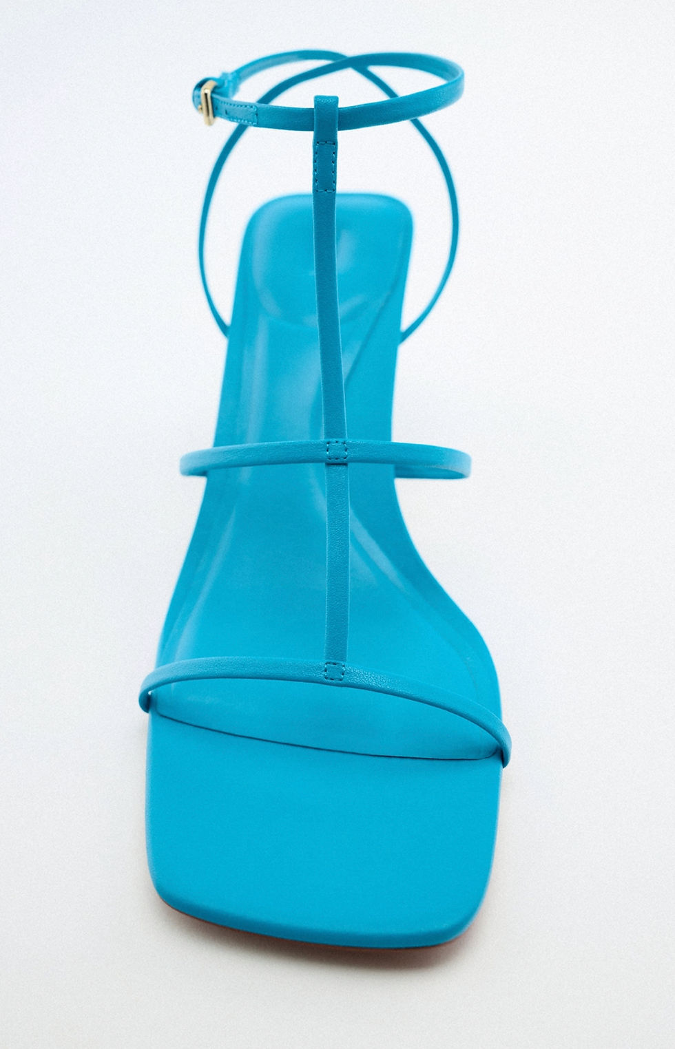 Thumbnail: Zara Bleu Mid-Height Sandals