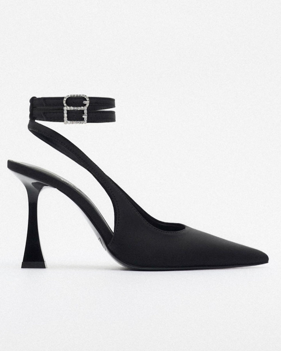 Thumbnail: Zara Buckled heel Sandals 