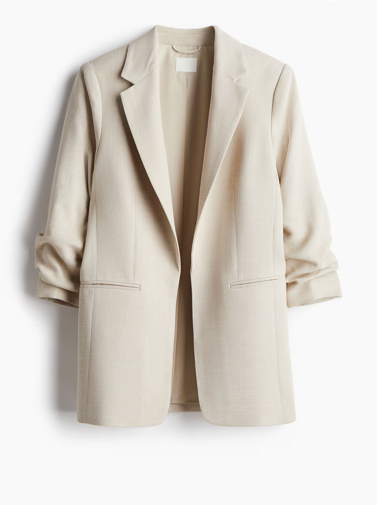 GATHERED-SLEEVE JACKET