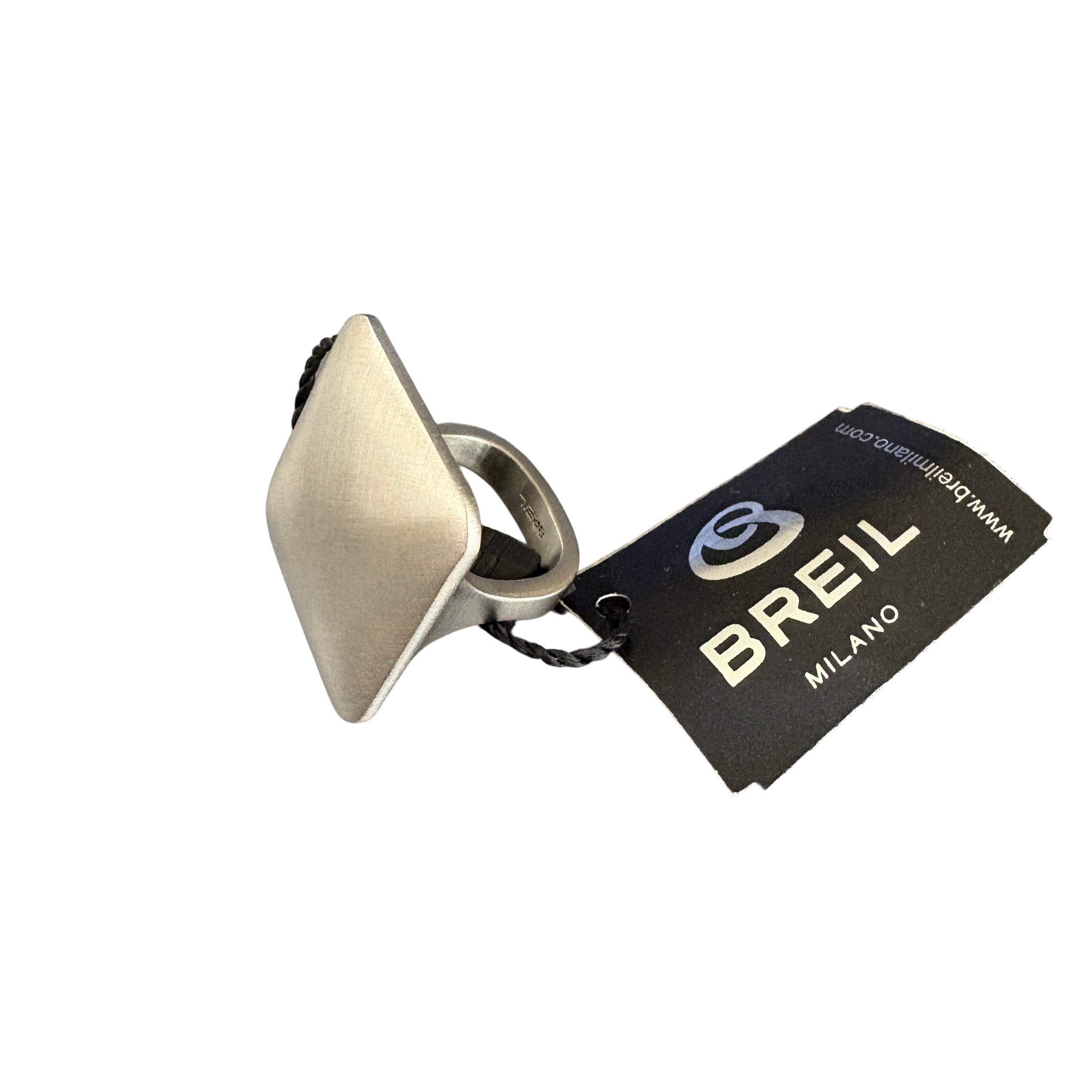 Breil anello acciaio carré
