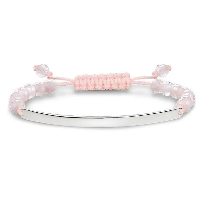 Bracciale Love Bridge Quarzo rosa LBA0002-813-9