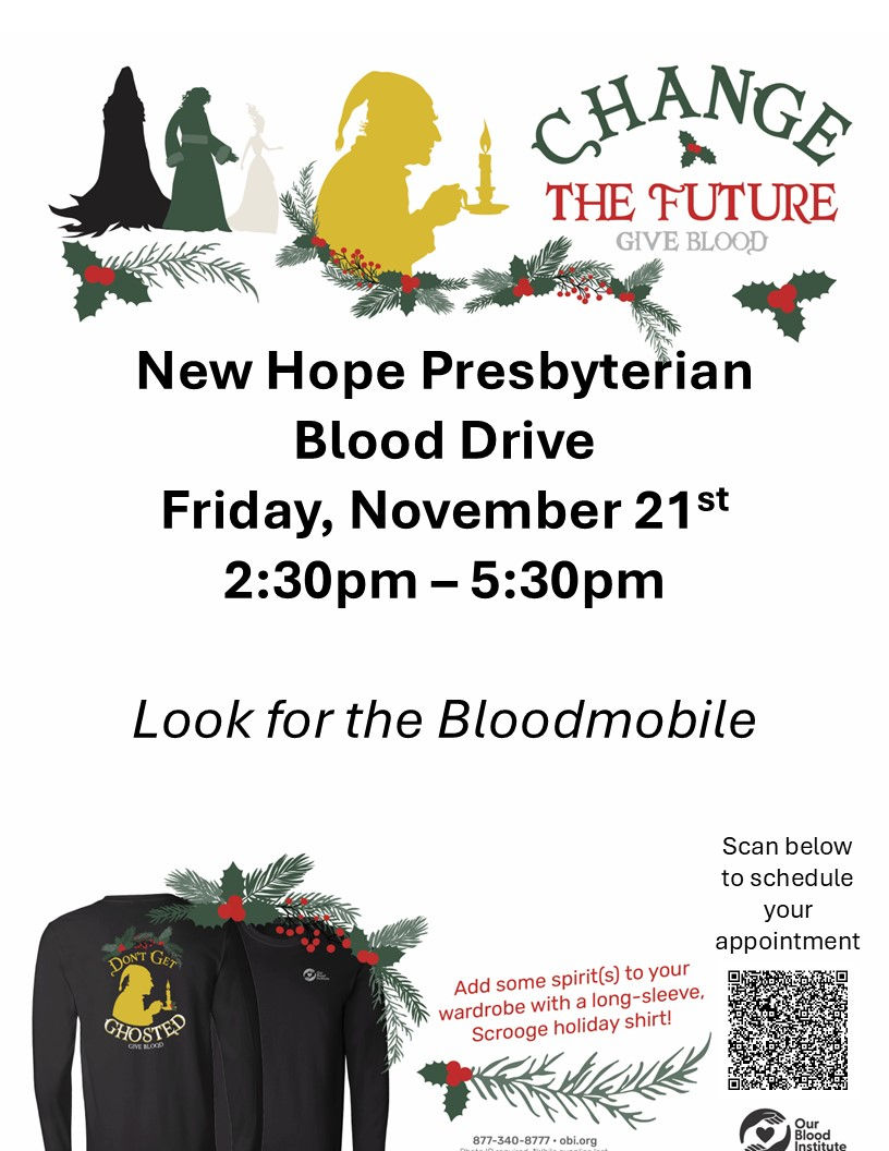 New Hope Presbyterian Blood Drive