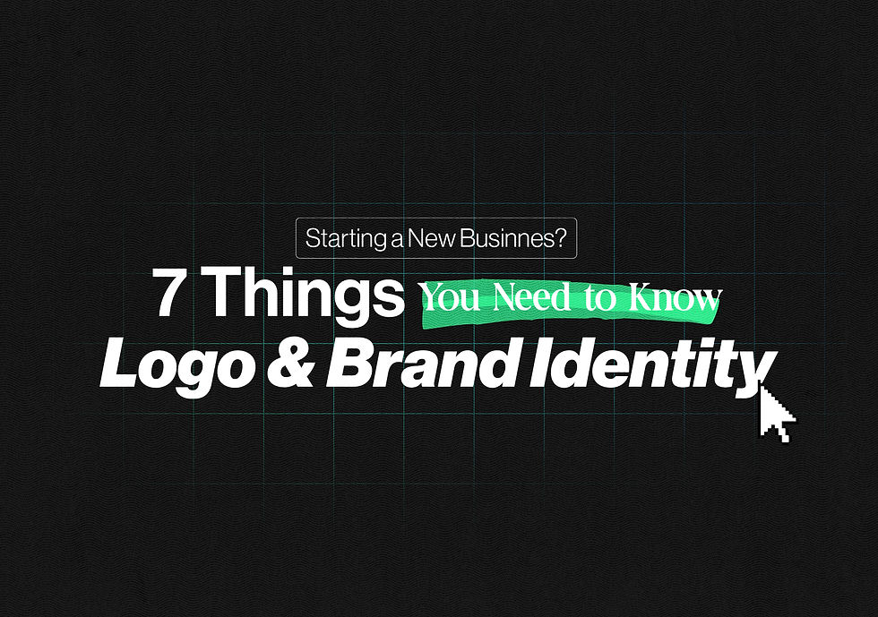 Logo & Brand Identity Guide for New Businesses | 7 Essentials
