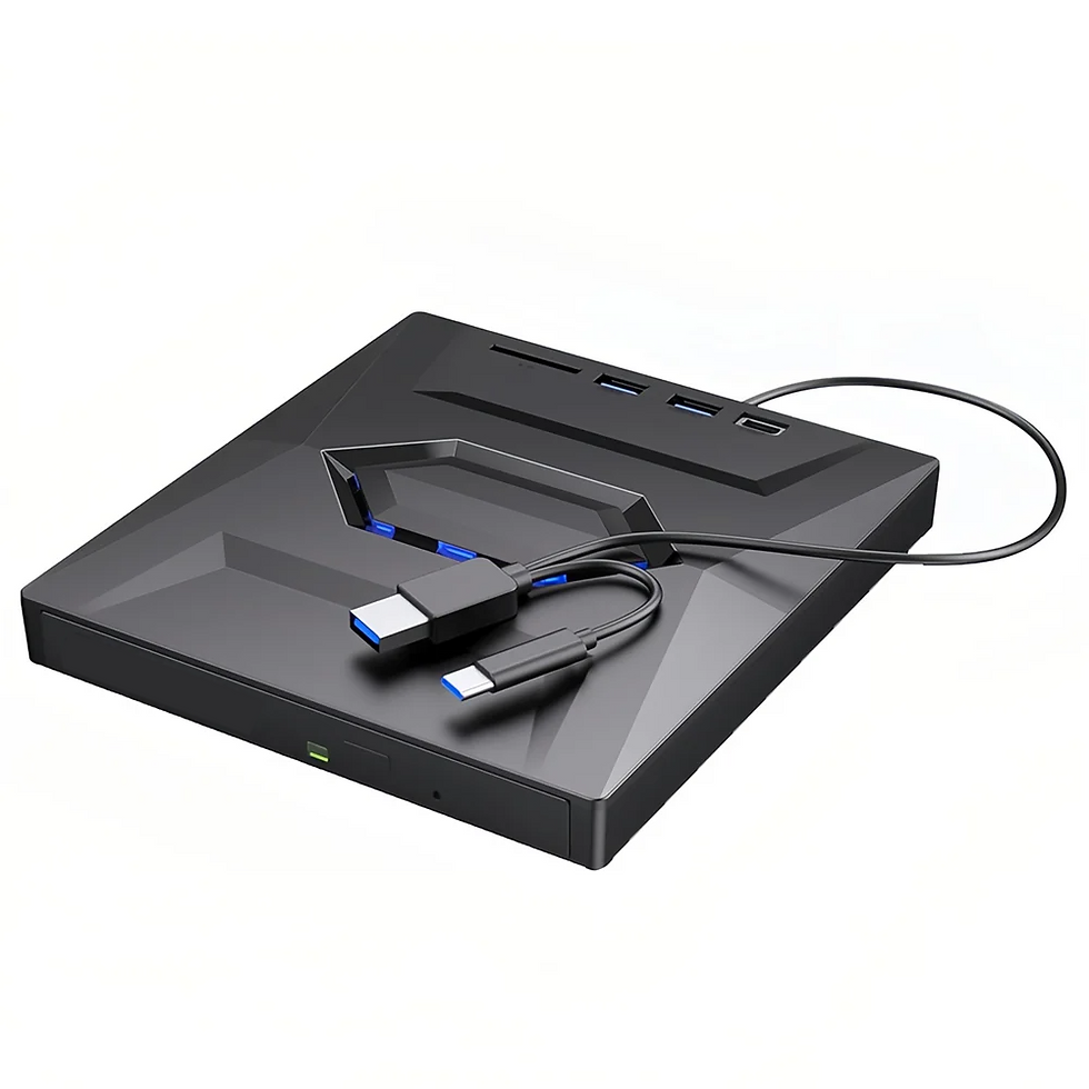 Thumbnail: External CD DVD Drive USB 3.0 Writer Burner Player for PC Laptop Windows 11 10