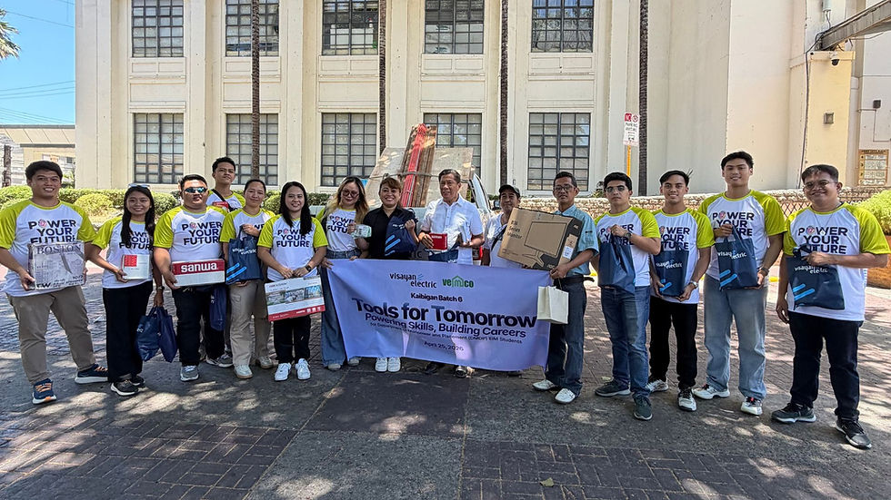 Powering Careers: Visayan Electric donates Training Tools to DMDP
