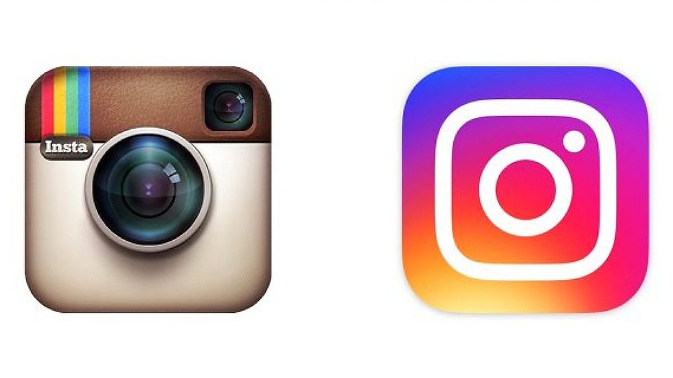Rebranding Instagram, Rebranding ejemplos