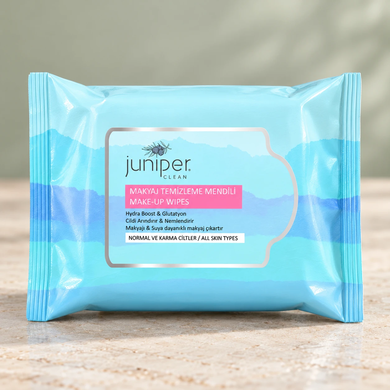 Juniper Clean Makeup Remover Wet Wipes 25 CT