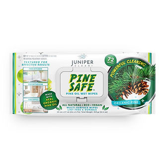 Juniper Clean Pine Safe Organic Surface Sanitizing Wet Wipes 72 CT Private Label Wet Wipes Manufacturer