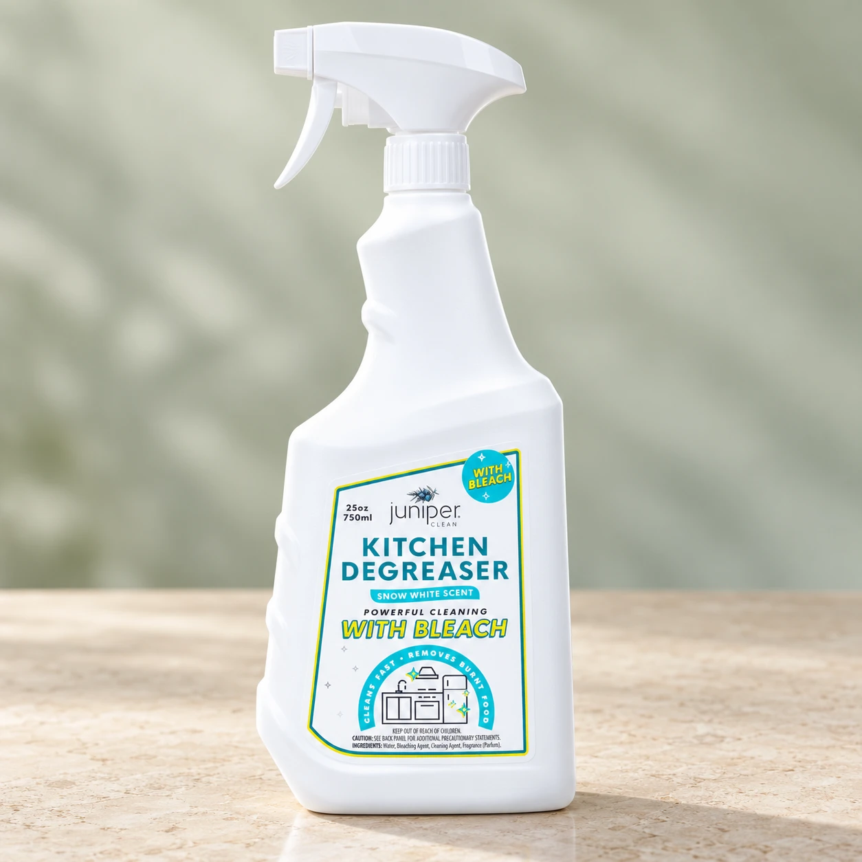 Juniper Clean Kitchen Degreaser With Bleach 750 ML
