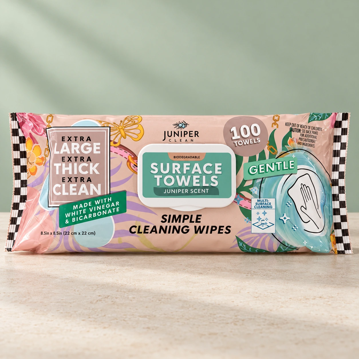 Juniper Clean Surface Towels — Juniper Scent