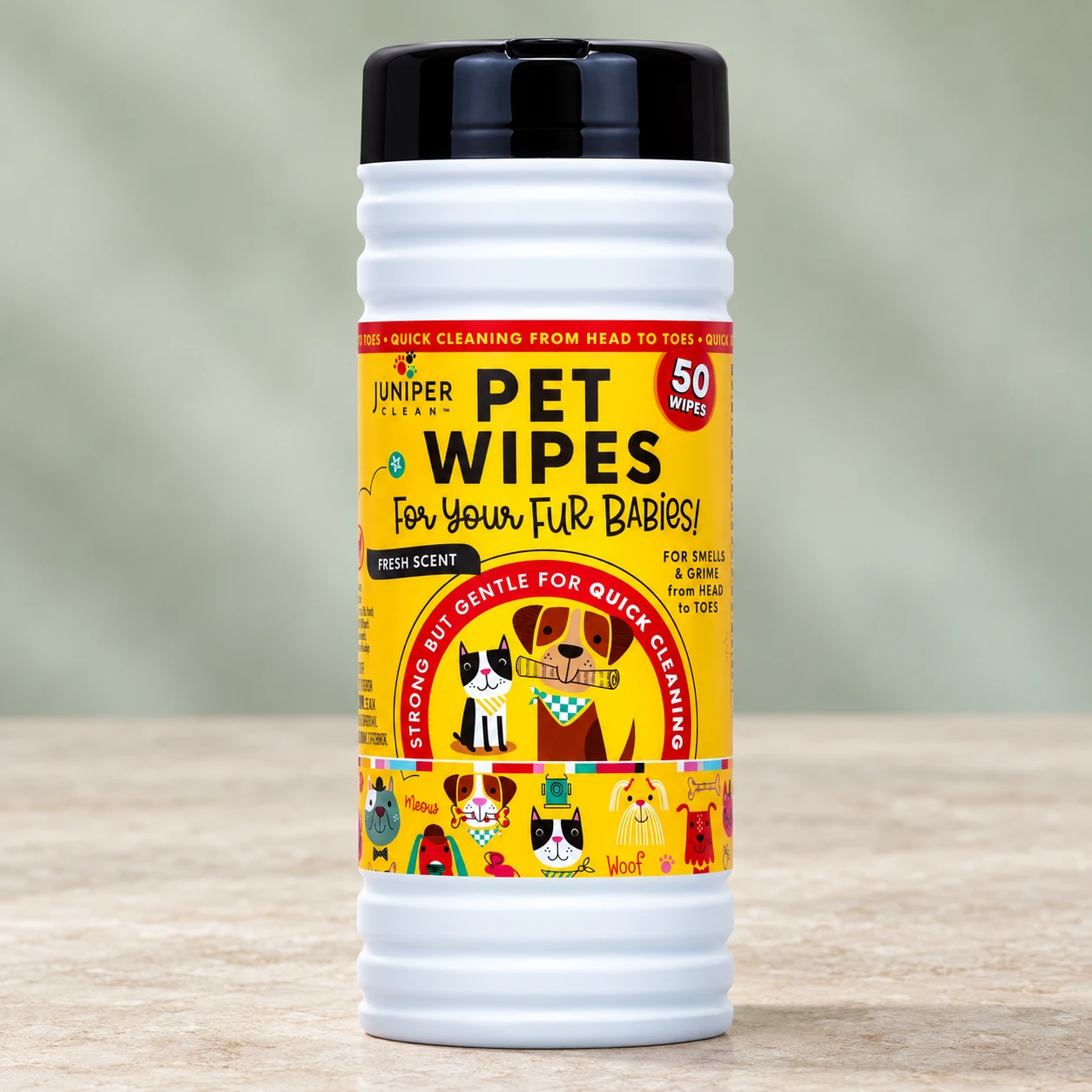 Juniper Clean Pet Wipes 50 CT