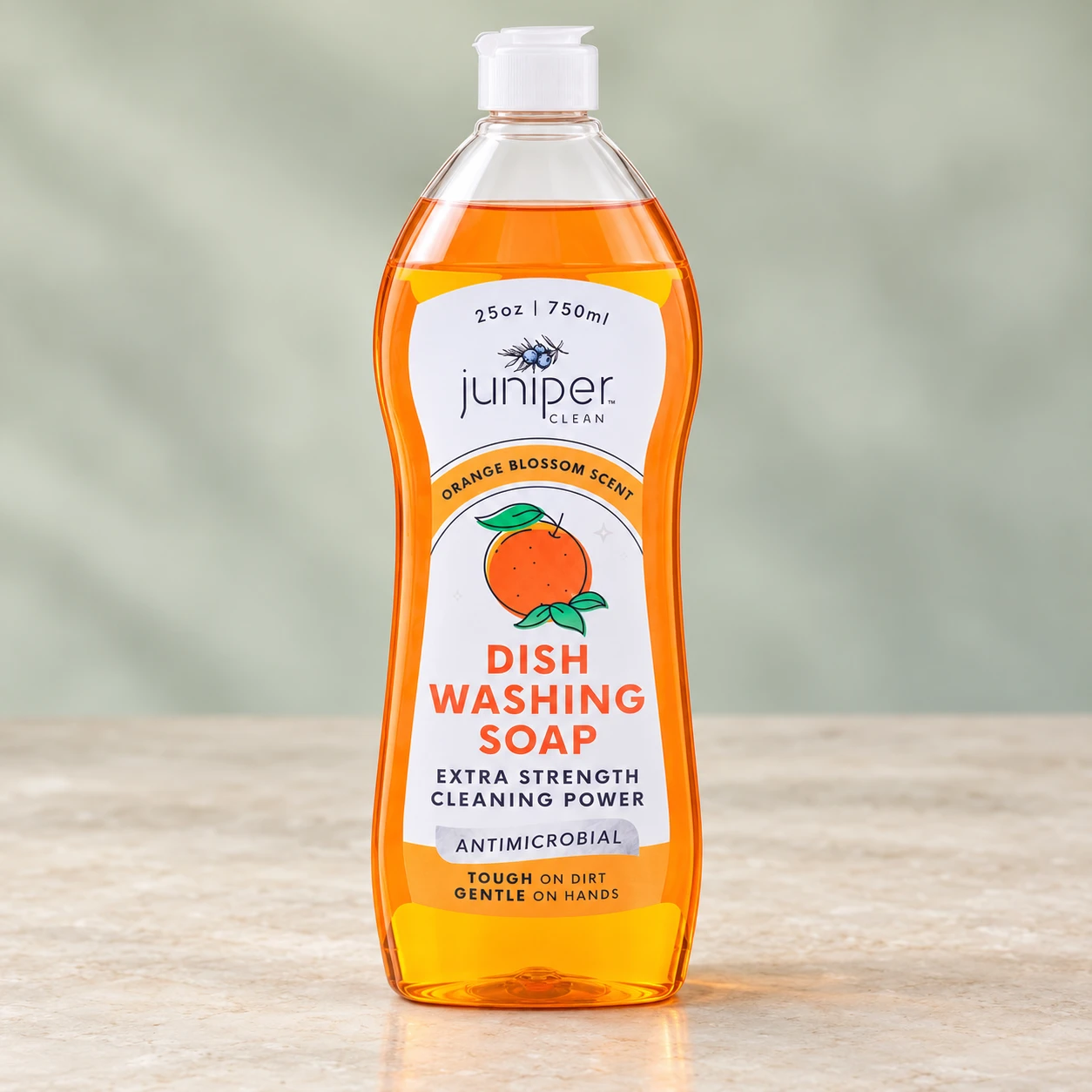 Juniper Clean Orange Scented Dishwashing Hand Soap