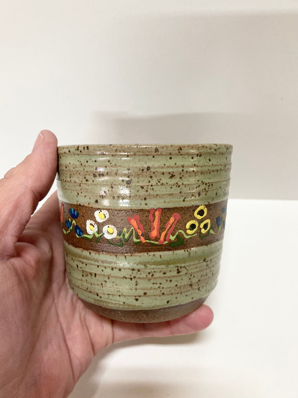 Thumbnail: Green wildflower tumbler 