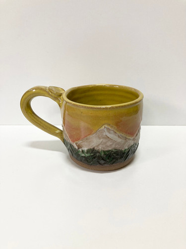 Sunset mountain mug | Hello Fern Creations