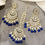 Thumbnail: Sanaya Kundan Chandbali Earrings & Maangtika